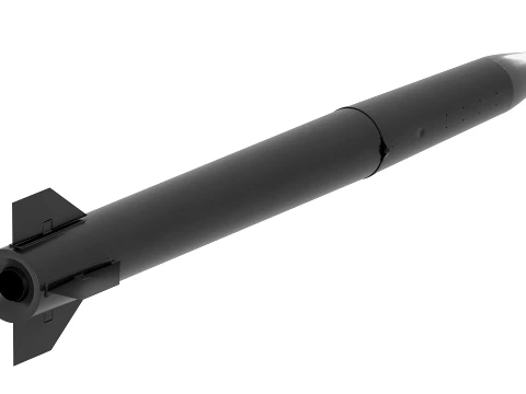 FP-7 Ballistic Missile 3D Model