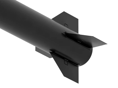 FP-7 Ballistic Missile 3D Model