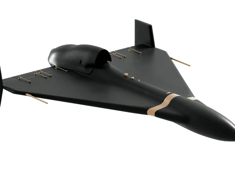 Shahed-238 Jet UAV 3D Model