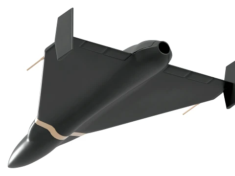 Shahed-238 Jet UAV 3D Model