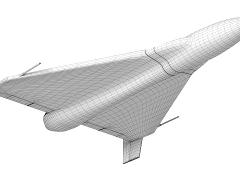Shahed-238 Jet UAV 3D Model