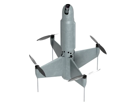 Drone interceptador UAV Modelo 3D
