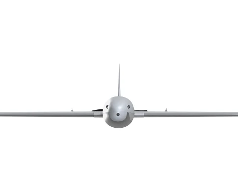 Piranha HUNTER Super Speed Interceptor UAV 3D Model