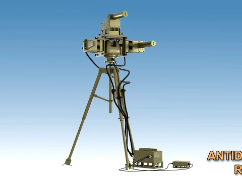 DF-M Mehrkanal-Zielsystem DF-3 3D Modell