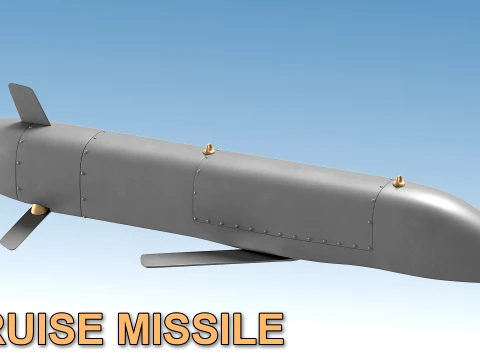 S8000 Banderol Cruise Missile 3D Model