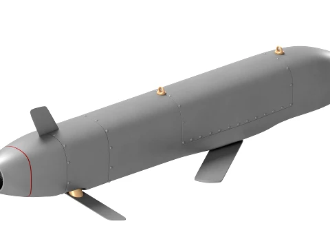 S8000 Banderol Cruise Missile 3D Model