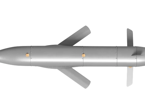 S8000 Banderol Cruise Missile 3D Model