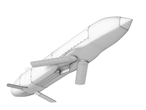 S8000 Banderol Cruise Missile 3D Model