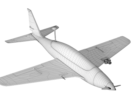 Cyclop Tsiklop Interceptor UAV 3D Model