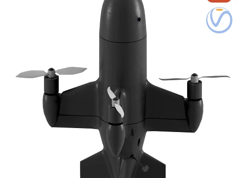 Drone intercepteur autonome Zerov-8 Modèle 3D