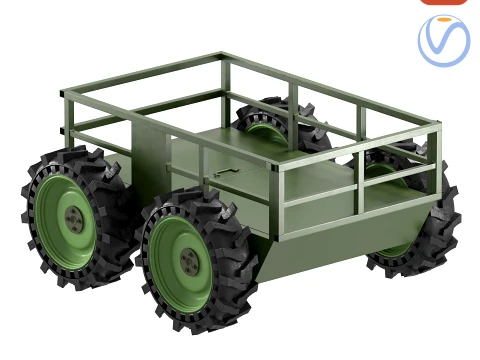 PEGAS Unmanned Ground Vehicle UGV 3D Model
