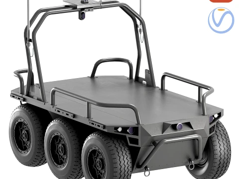 Ratel X Unmanned Ground Vehicle UGV 3D Model