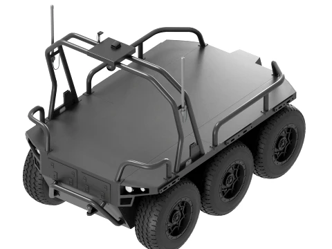 Ratel X Unmanned Ground Vehicle UGV 3D Model