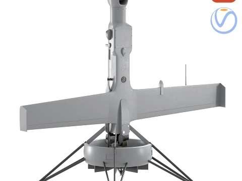 V-BAT VTOL UAS Modello 3D