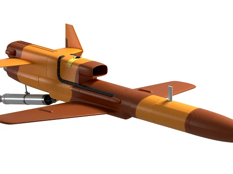 Geran-5 Karrar-Type UAV 3D Model