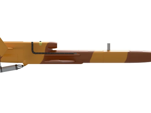 Geran-5 Karrar-Type UAV 3D Model