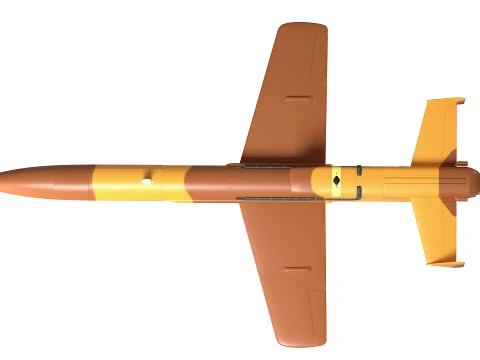 Geran-5 Karrar-Type UAV 3D Model