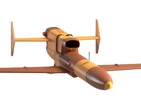 Geran-5 Karrar-Type UAV 3D Model