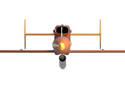 Geran-5 Karrar-Type UAV 3D Model