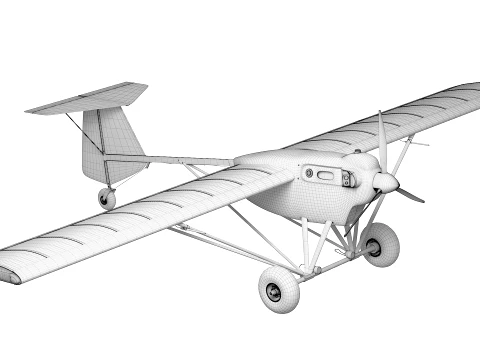 D-80 Discovery UAV 3D Model