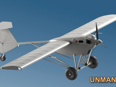 D-80 Discovery UAV 3D Model