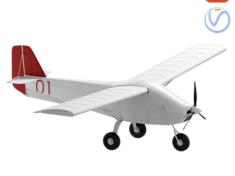 E-300 Enterprise UAV Modelo 3D