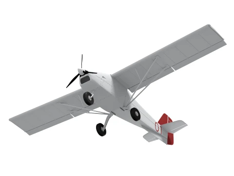 E-300 Enterprise UAV 3D Model