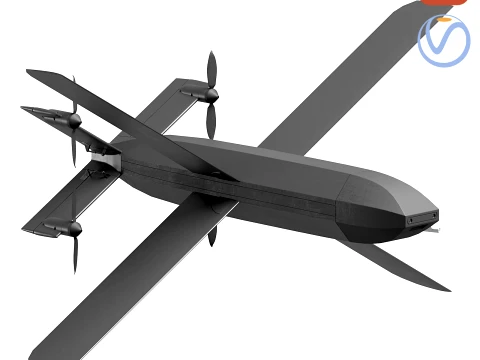 Helsing HX-2 AI Strike Drone Modelo 3D