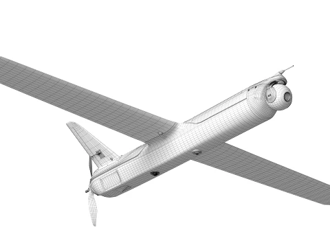 DeViRo SOKYRA Interceptor UAV 3D Model