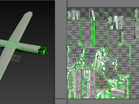 DeViRo SOKYRA Interceptor UAV 3D Model