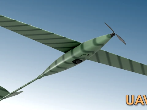 Vyriy SOKIL Reconnaissance UAV 3D Model