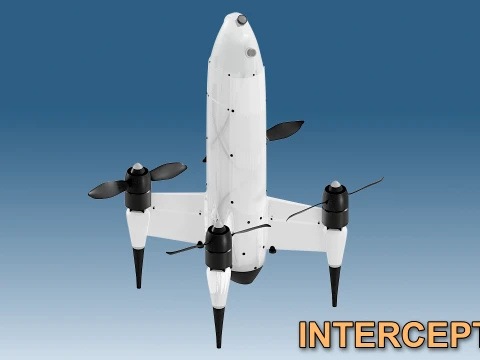 WIY SPYS Interceptor UAV 3D Model