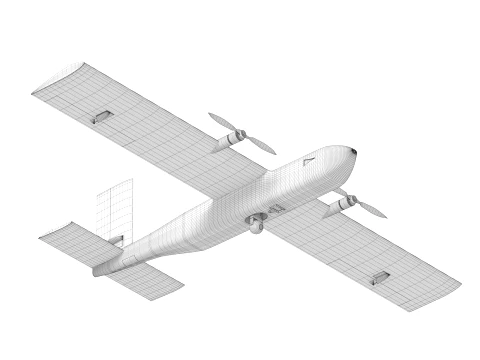 Veresen Mothership UAV FPV Drone Carrier 3D Model