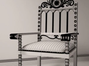 wood chair 3D Model