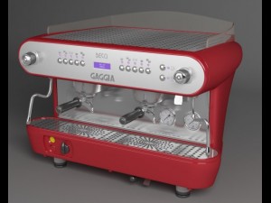coffeemaker gaggia deco 2 3D Модель