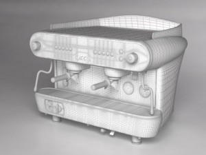 coffeemaker gaggia deco 2 3D Модель