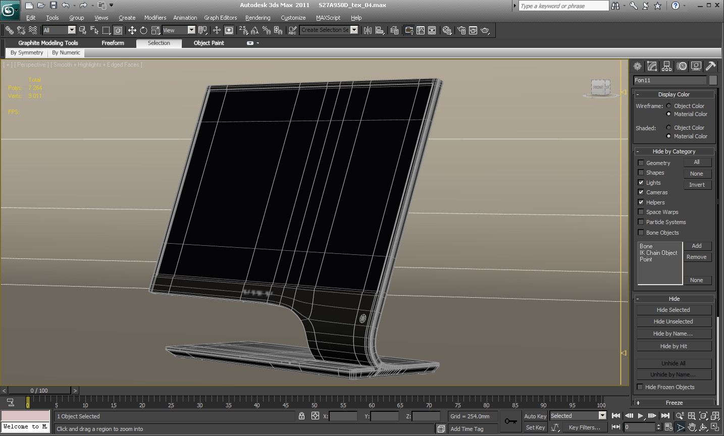 Monitor Lcd Samsung S27a950d 3d Model In Video 3dexport