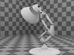 desk lamp luxojr 3D 模型