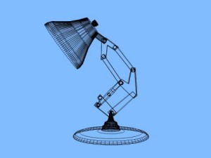 desk lamp luxojr 3D 模型