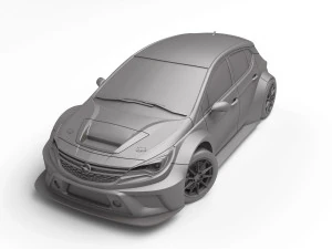 Opel Astra TCR 2016 Modelo de impresión 3D