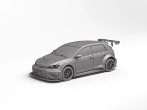 VW Golf Gti TCR 3D Print Model