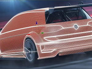 VW Golf Gti TCR 3D Print Model