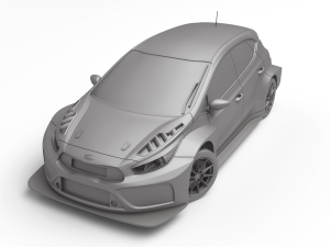 KIA CEED TCR Modelo de Impressão 3D