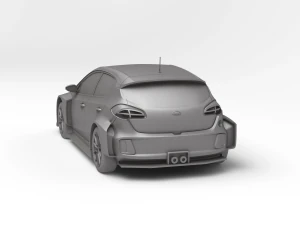 KIA CEED TCR 3D Print Model