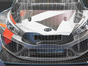 KIA CEED TCR 3Dプリントモデル