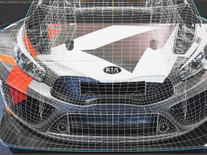 KIA CEED TCR 3D Print Model