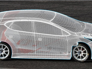KIA CEED TCR 3Dプリントモデル