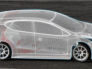 KIA CEED TCR 3D Print Model