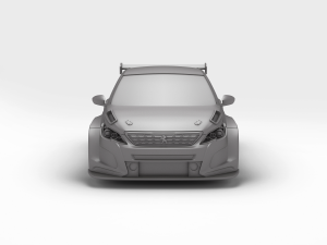 Peugeot 308 TCR 3Dプリントモデル