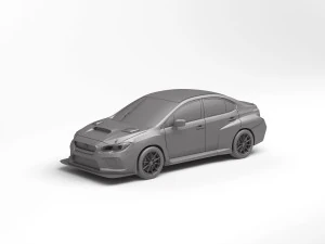Subaru WRX STI TCR 3D Print Model